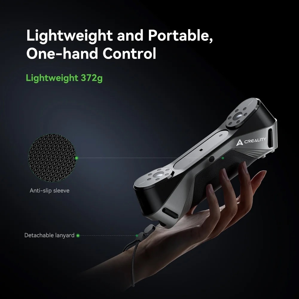 Lightweight and compact 3D scanner Creality CR-Scan Raptor