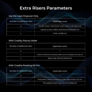 Creality Falcon Extra Risers