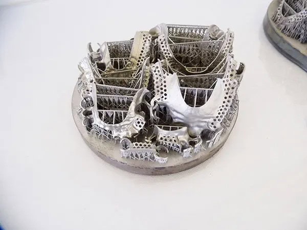 3D printing on Metal 3D printer