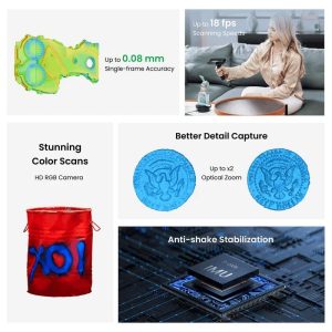 Revopoint POP 3 Plus 3D Scanner Features