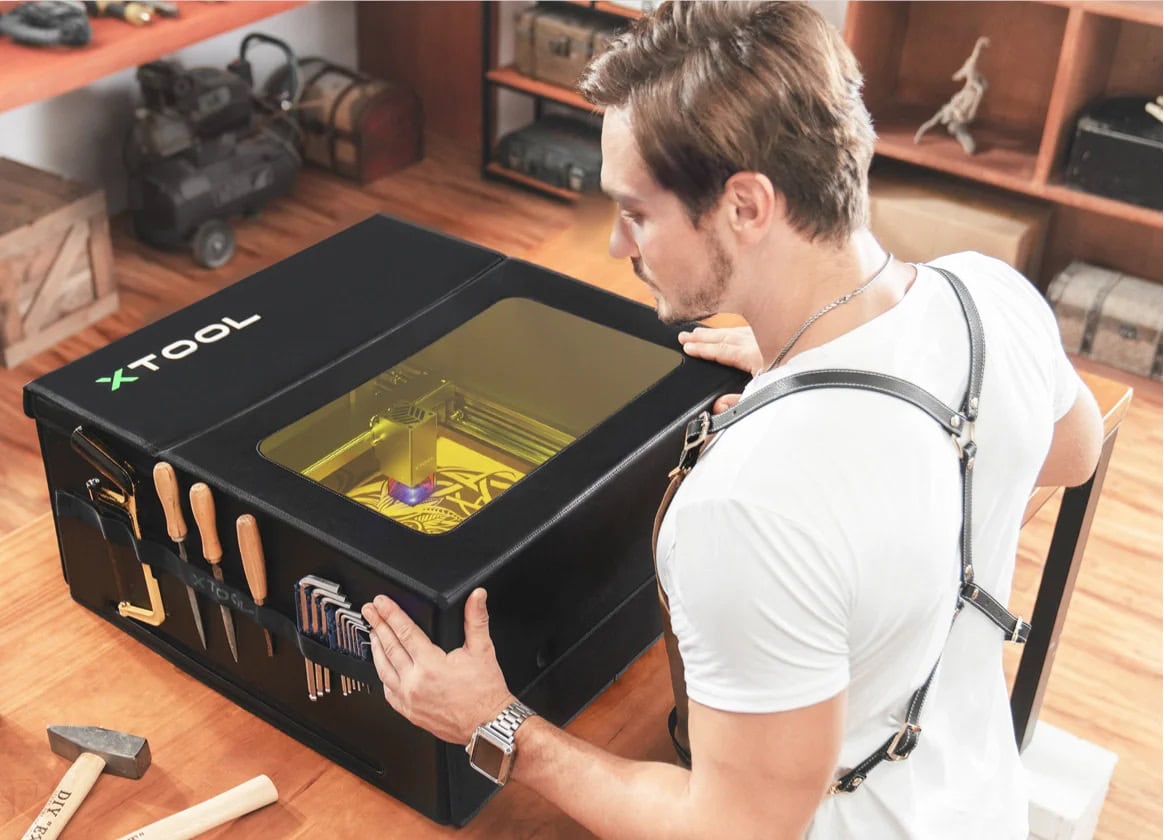 Protective Enclosure for xTool D1 and D1 Pro laser engravers